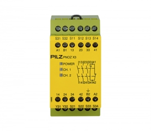 安全继电器PNOZ X3 110VAC 24VDC 3n o 1n c 1so